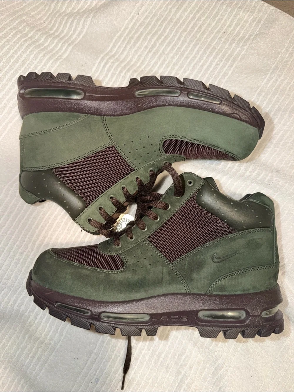 Nike ACG Air Max Goadome Olive Brown Boots Men’s 8.5 New No Box